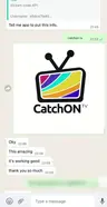 Evelyn Barnes, Catchon TV customer